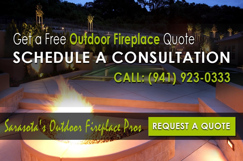 Outdoor Fireplace Construction Sarasota
